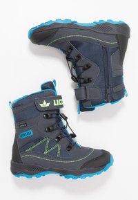 LICO - SUNDSVALL VS - Snowboots  - marine/blau/lemon Miniatuurafbeelding 1