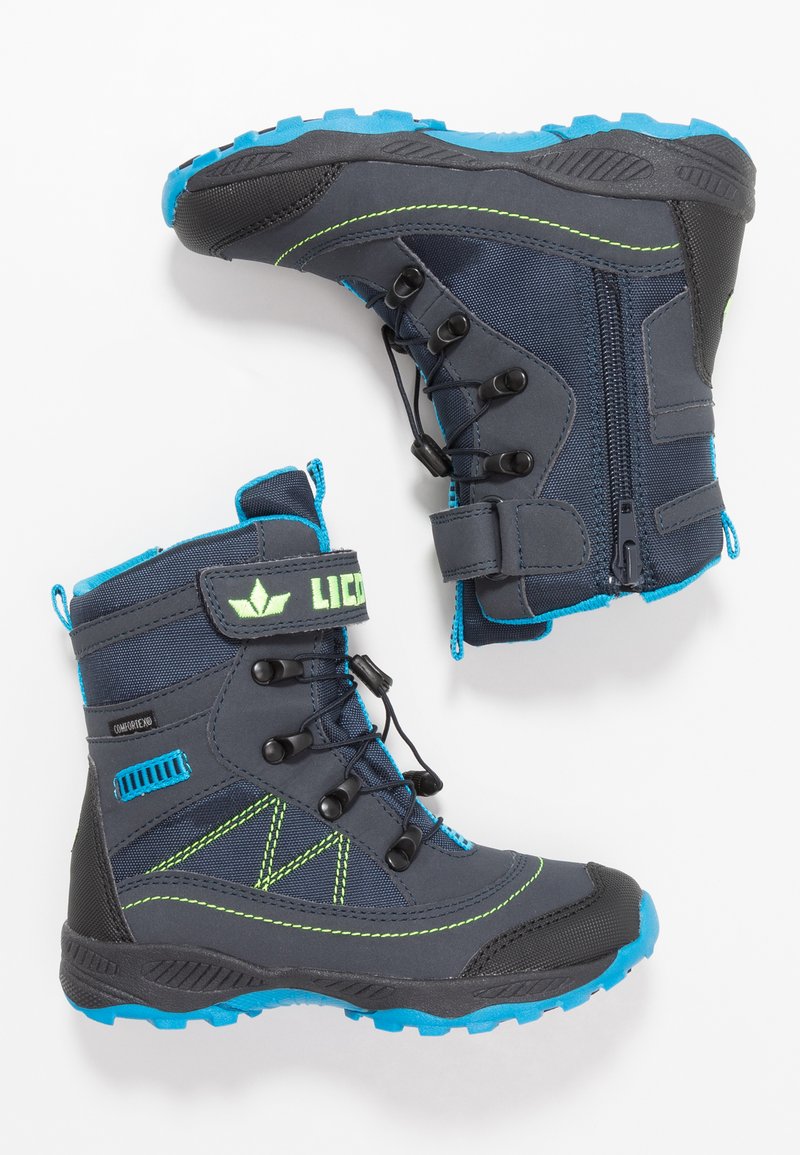 LICO - SUNDSVALL VS - Bottes de neige - marine/blau/lemon, Agrandir