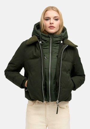 Marikoo, BOMBERJACKE YURINAA 16 - Winterjacke - dark olive