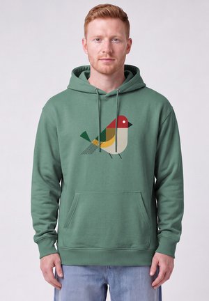 watapparel, VOGEL UNISEX - Kapuzenpullover - green bay