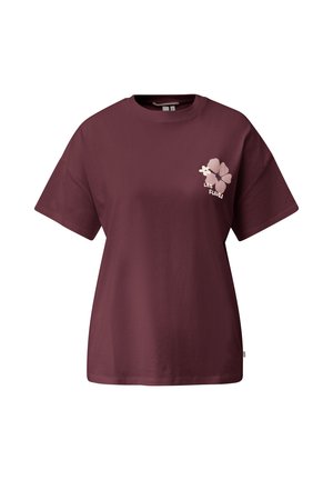 QS, T-SHIRT - T-Shirt print - bordeaux