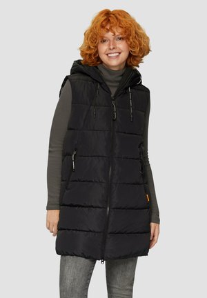 WATTIERTE MIT KAPUZE - Bodywarmer - schwarz