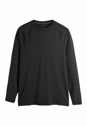 LONG SLEEVE TEE FIT - Pikkade varrukatega topp - black