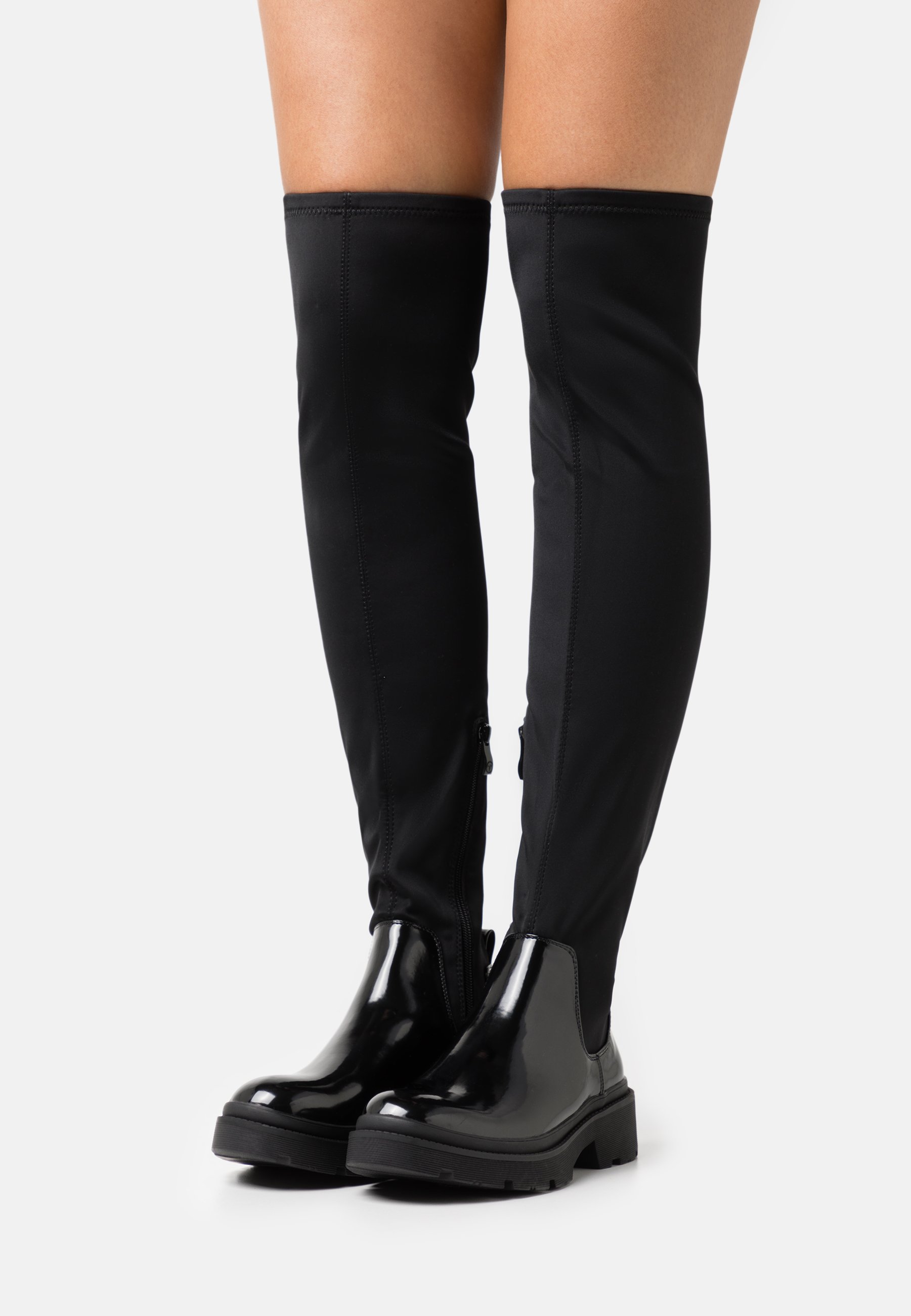 Tata Italia Overknee laarzen - black/zwart - Zalando.nl
