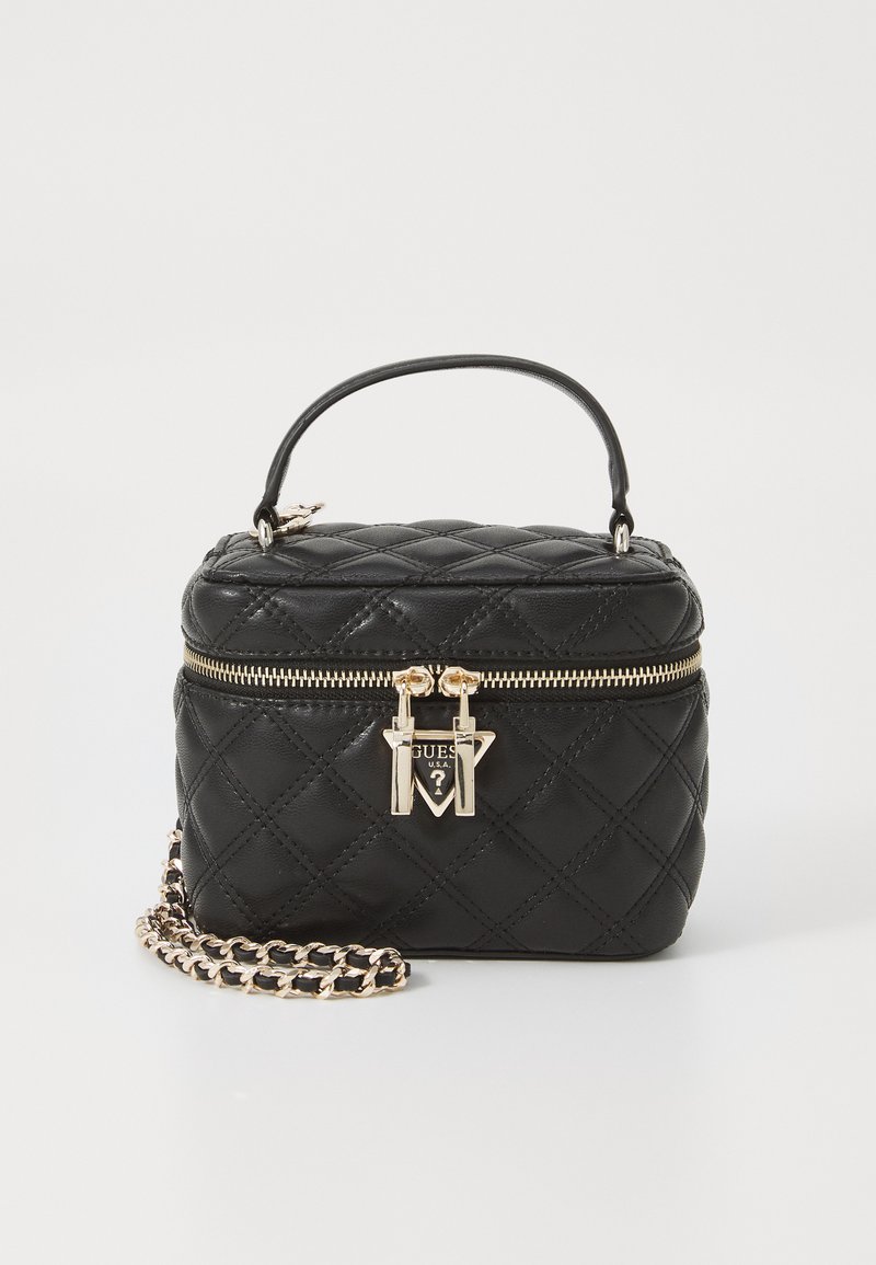 Guess - GIULLY MINI CANISTER - Cross body bag - black, Enlarge