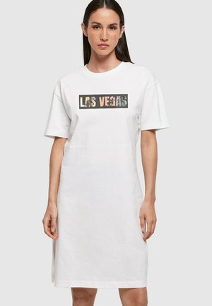 Merchcode LAS SLIT TEE  - Jerseykjole - white
