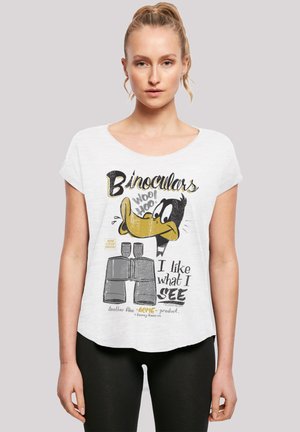 LOONEY TUNES DAFFY DUCK BINOCULARS VINTAGE - Print T-shirt - white