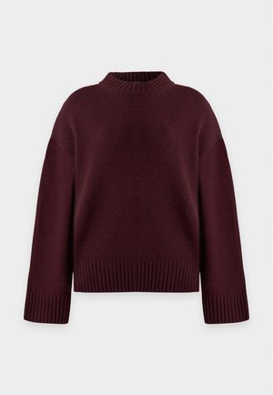 Gina Tricot, CREW NECK SWEATER - Strickpullover - bordeaux