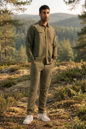 Columbia SKIEN VALLEY™ LONG SLEEVE SHIRT - Camisa - stone green