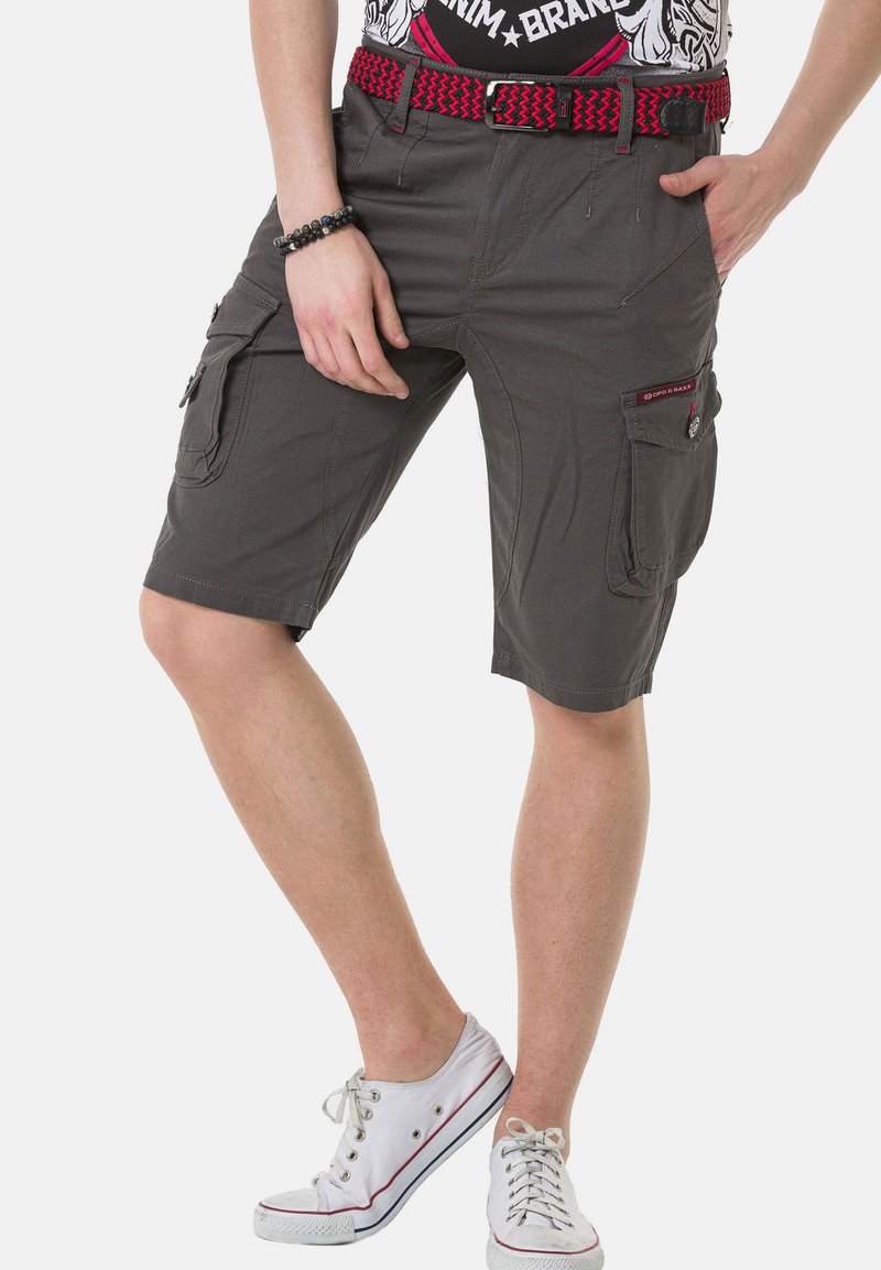 Herren Chino Shorts | Cipo & Baxx Shorts grau - OE26211 Herren Chino Shorts | Cipo & Baxx Shorts grau - OE26211