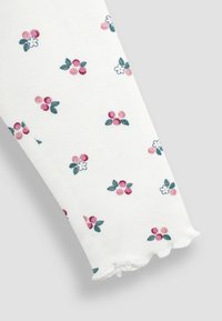 JoJo Maman Bébé BERRY FLORAL FRILL 2 PACK REGULAR FIT - Leggingek - Nadrágok - pink