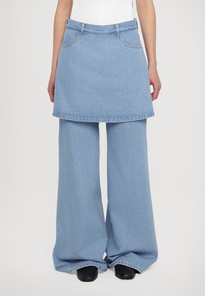 SKIRT DETAIL - Jeansrock - light blue