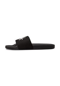 SLIDE MONOGRAM - Matalakantaiset pistokkaat - black bright white