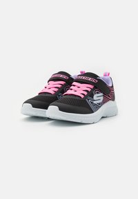 Skechers MICROSPEC PLUS - Baskets basses - black/multi-coloured