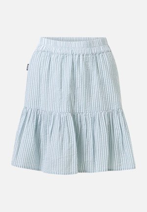Seaside, MARINA SEERSUCKER SHORT SKIRT W - Φούστα σε γραμμή Α - seagreen stripe