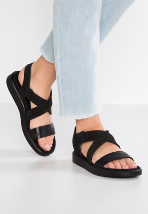 FLOWT - Chodecké sandály - black