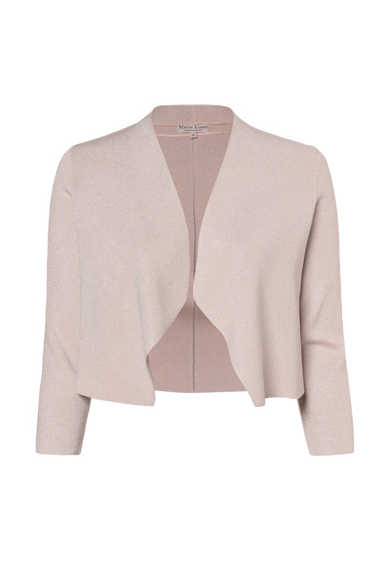 Marie Lund BOLERO Strickjacke beige silber/beige Zalando.de
