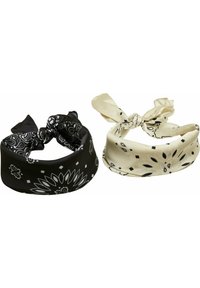 BANDANA UNISEX 2 PACK - Selyemkendő - black lemon