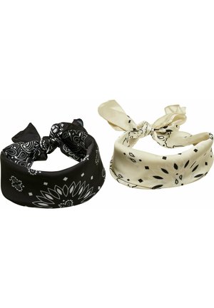 Urban Classics BANDANA UNISEX 2 PACK - Tuch - black lemon