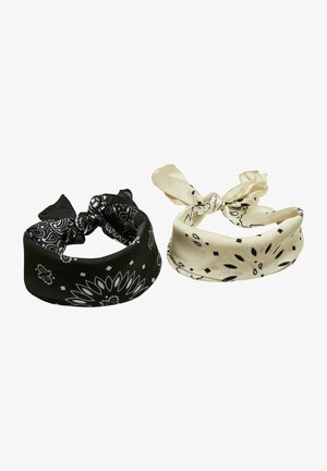 Urban Classics, BANDANA UNISEX 2 PACK - Fulár - black lemon