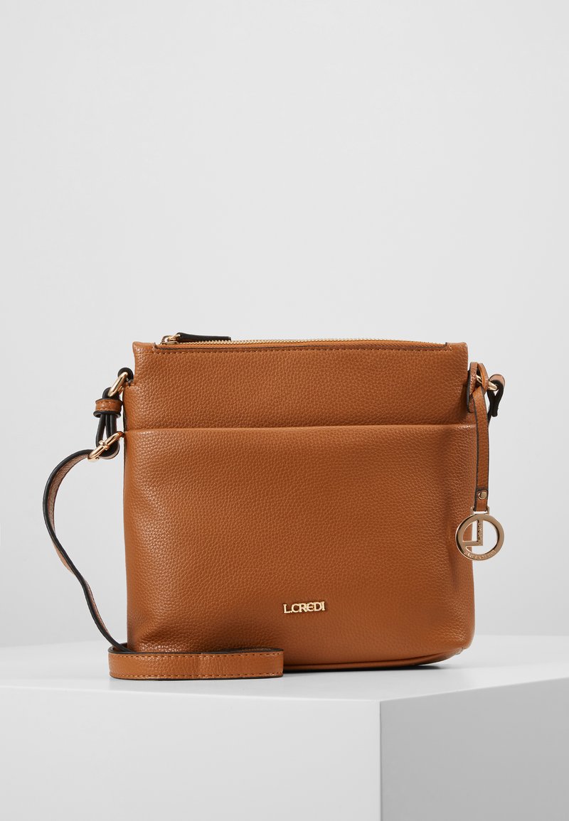 L.CREDI EDA - Cross body bag - cognac