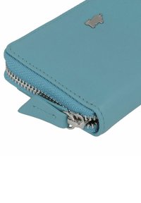 Braun Büffel Clutch - türkis