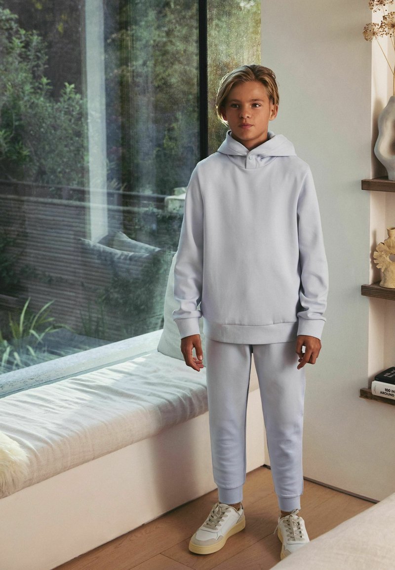 Next - REGULAR FIT - SMART POPPER NECK JOGGERS SET - Trenirka - blue, Povečajte