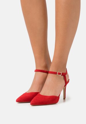 LEATHER - Czółenka - red