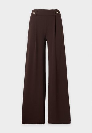 JDY, JDYGEGGO LIFE NEW PANT  - Broek - chocolate torte/gold-coloured