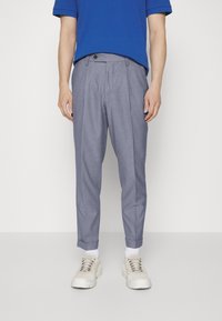 BOSS PERIN PLEAT - Chinos - medium blue