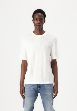Stitched Sweater Tee - T-shirt basique - birch