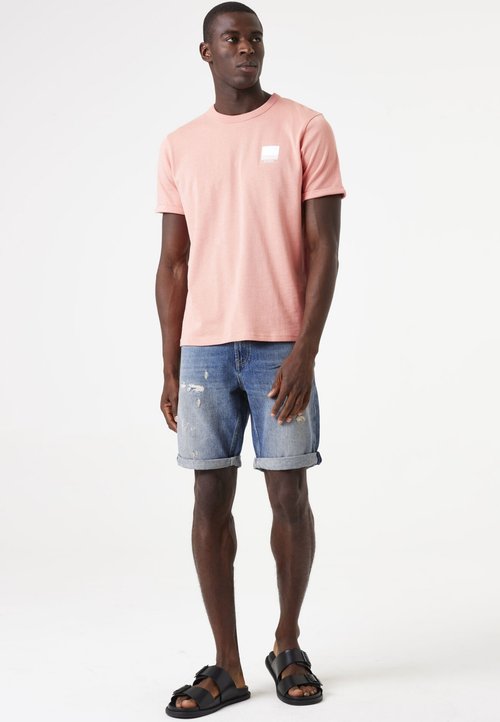 T-shirt Homme Garcia 100%Coton Taille XXL Couleur Rose Neuf