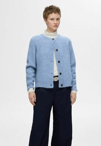 Selected Femme SLFLULU CARDIGAN - Jopica - endless sky