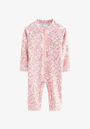 Next, REGULAR FIT LONG LEG - Badeanzug - coral pink ditsy floral