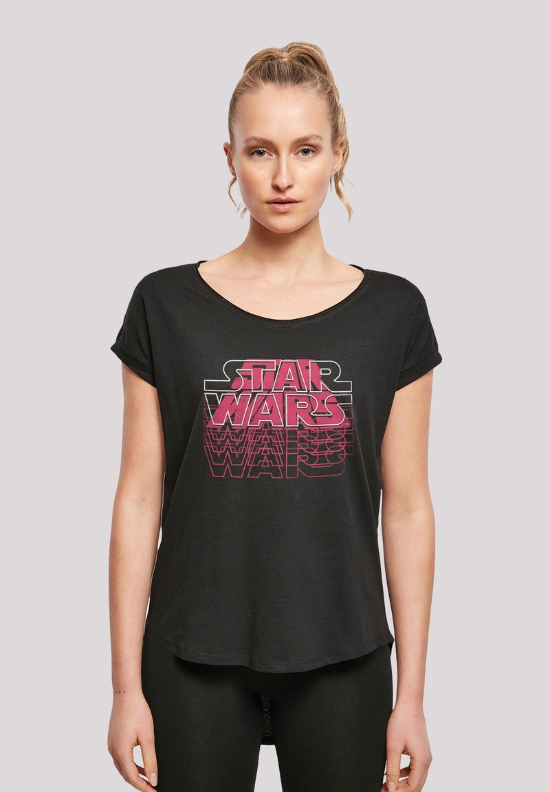 T-shirt Star Wars Noir Manches Courtes - Marque Addict, Occasion Très Bon état, Série Artiste