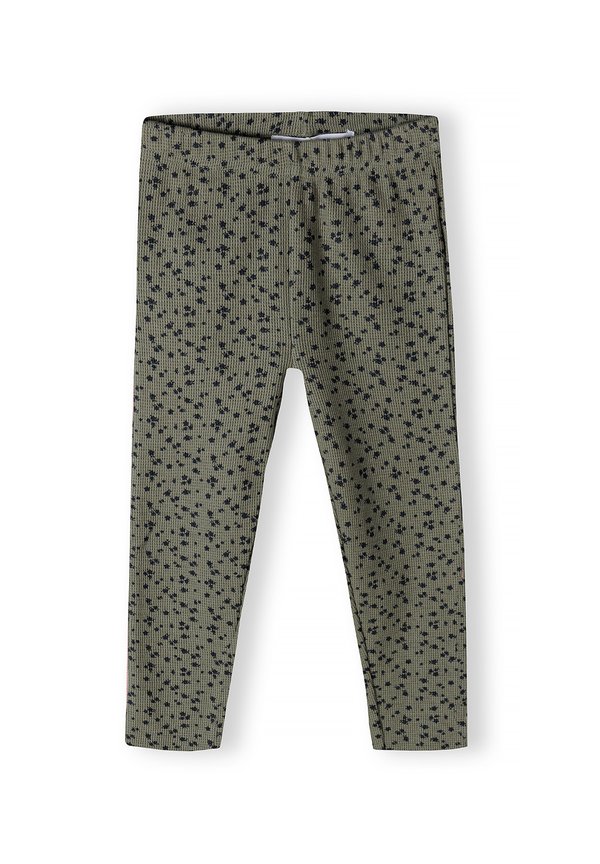 HIGH RISE AND ELASTIC WAIST - Leggings - Hosen - khaki