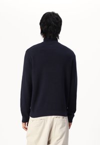 Jack & Jones PREMIUM JPRBLAMILANO HALF ZIP - Pulóver - night sky