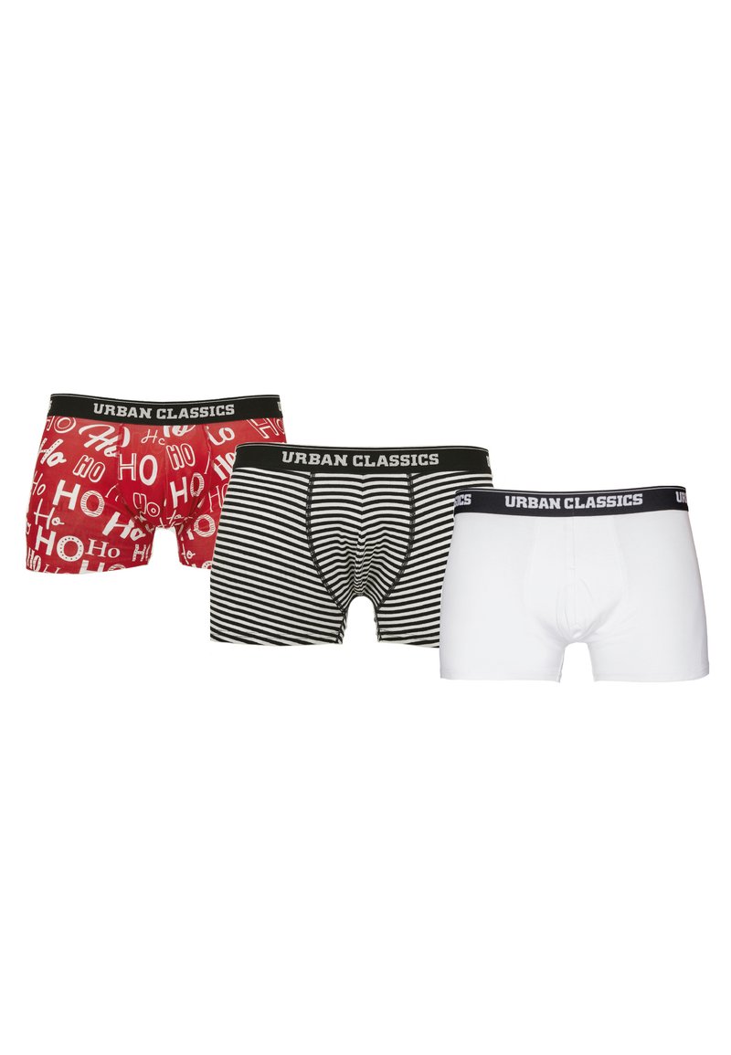 Herren Unterhosen | Urban Classics Panties hohoho aop+blk/wht+wht/rot - RH58051 Herren Unterhosen | Urban Classics Panties hohoho aop+blk/wht+wht/rot - RH58051