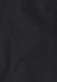 Black fabric with a smooth, slightly textured surface. The material appears stretchy and uniform, suitable for a range of textile applications.