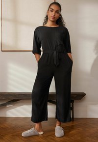 Next - Overall / Jumpsuit - black Miniatyrbild 1