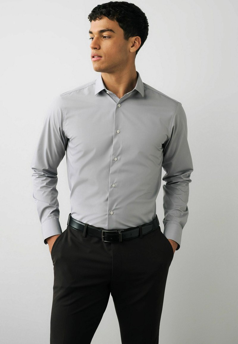 Next EASY CARE SINGLE CUFF - Overhemd - grey