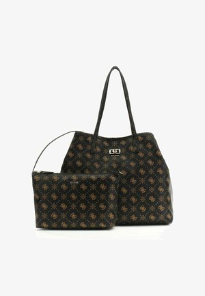 Guess, EMELIE LOGO 2 IN 1 TOTE - Shopping bag - espresso logo