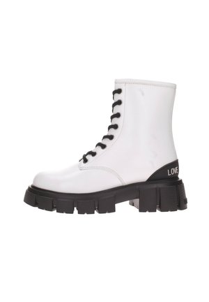 ANFIBIO - Stivaletti con plateau - bianco