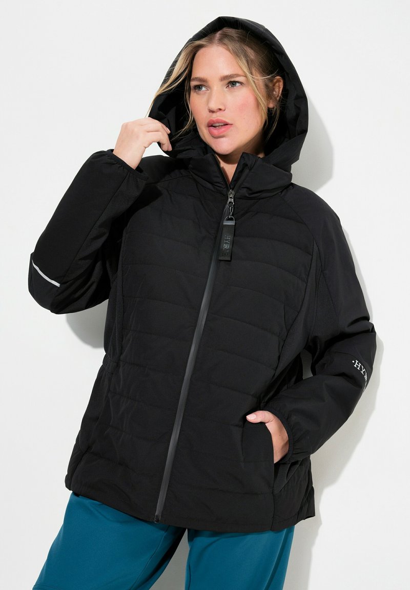 Ulla Popken Wintermantel black/schwarz