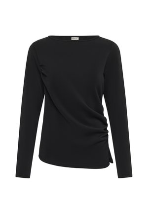 My Essential Wardrobe, MWHELLE ASYMMETRIC - T-shirt à manches longues - black