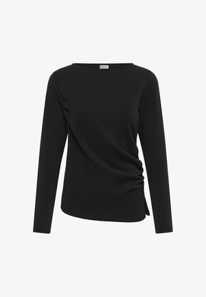 My Essential Wardrobe, MWHELLE ASYMMETRIC - T-shirt à manches longues - black