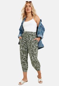 Yours Clothing Broek - khaki