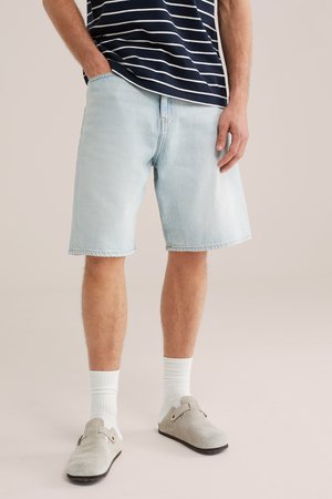 WE Fashion BLUE RIDGE - Farmer rövidnadrágok - light blue
