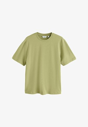 Next, RELAX FIT HEAVYWEIGHT T-SHIRT. - REGULAR FIT - T-shirt basique - green
