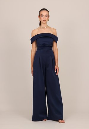WAL G. SMITHY OFF SHOULDER - Ολόσωμη φόρμα - navy blue